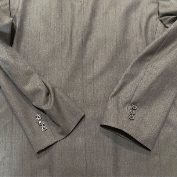 YSL Men’s Gray Double-breasted Suit Sz 42L - Picture 7 of 16